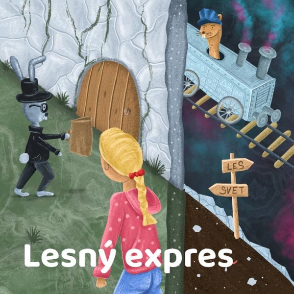 Rozprávka z lesa o lesnom vlaku a zvieratách