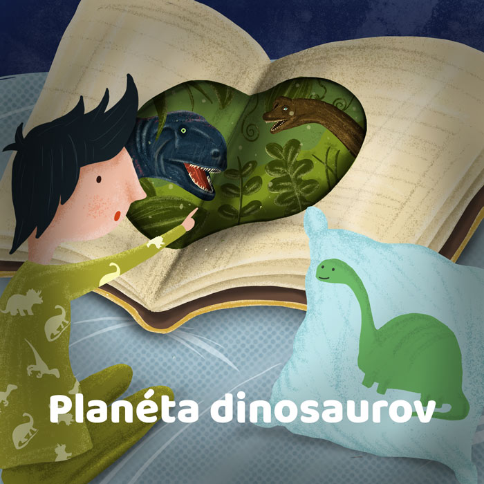 Planéta dinosaurov. Rozprávka pre deti na dobrú noc