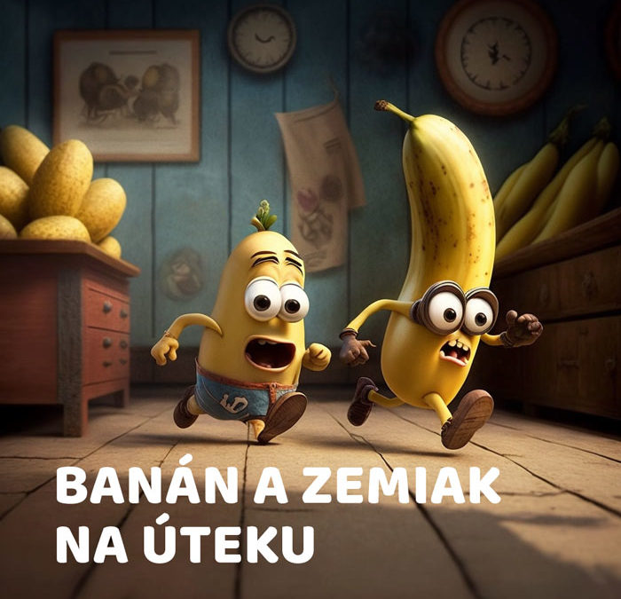 Banán a zemiak na úteku