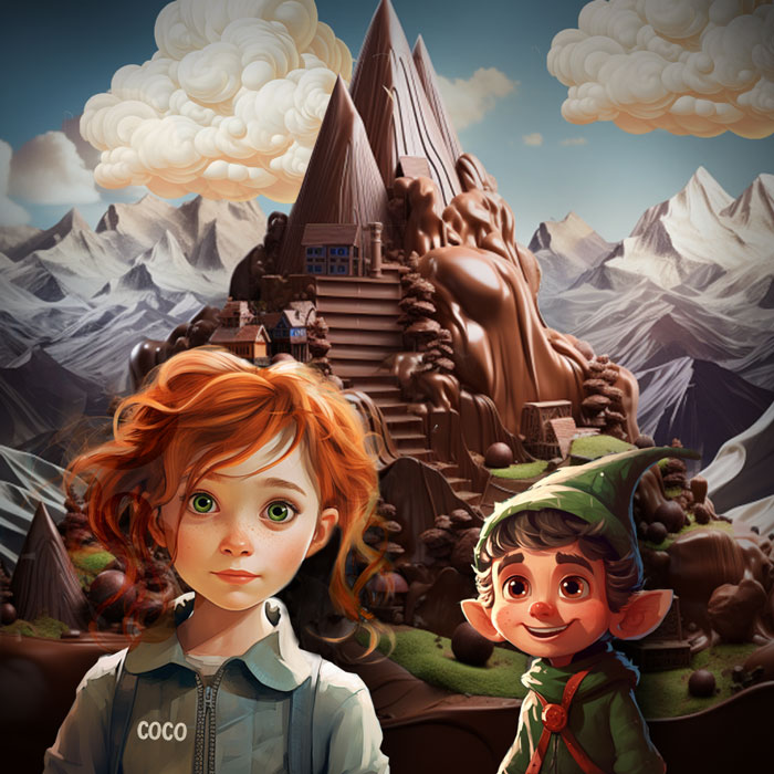 Coco a čokoládová hora